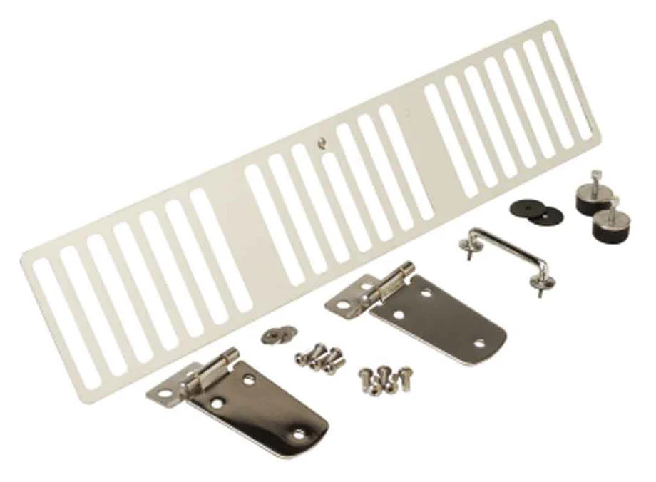 97 TJ HOOD KIT (WITHOUT HOOD CATCH) POLISHED STAINLESS STEEL