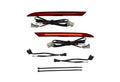 18C MUSTANG LED REAR REFLECTOR RED (PAIR)