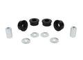Trailing arm - front bushing 4 Bushings 2 Tubes 4 Washers Install Guide Grease