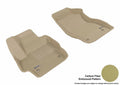 3D MAXpider 2010-2013 Mazda Mazda3 Kagu 1st Row Floormat - Tan