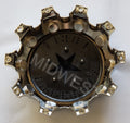 AMERICAN FORCE DRW FRONT CENTER CAP CHROME W BLACK LOGO - AFX320