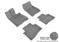 3D CLASSIC FLOOR MAT 2 ROW SET GRAY