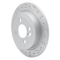 DFC 02-15 Mini Cooper (Excl Clubman Rear Right Drilled & Slotted Geoperformance Rotor