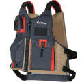 KAYAK FISHING PADDLE VEST, XXL, TAN