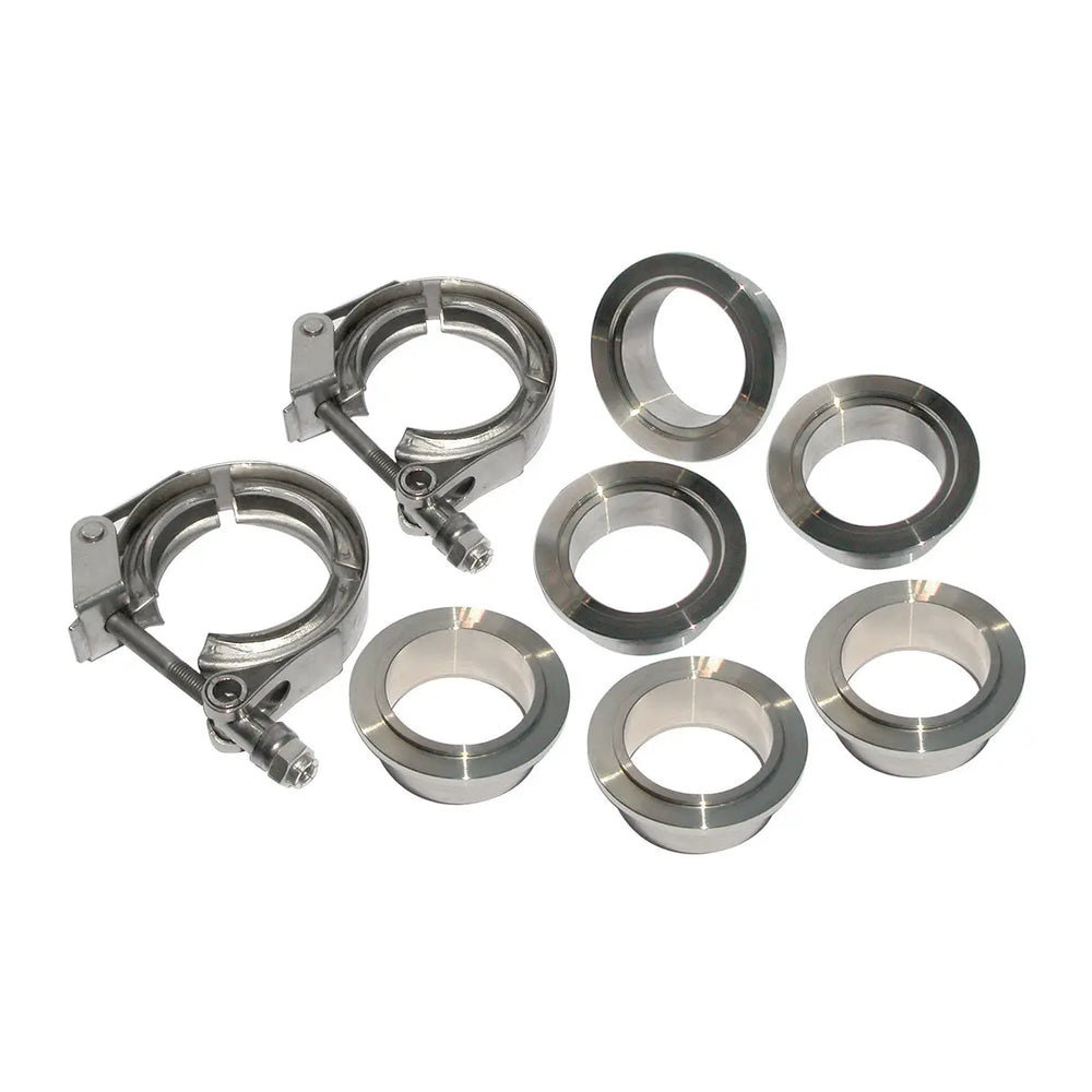 2.5 in V-band - 8 piece set (2C 3M 3F) QR