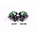 Radium Engineering FPD-R Direct Mount 8AN ORB Fuel Pulse Damper Kit
