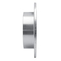 R1 12-23 Subaru Crosstrek Rear Left Drilled & Slotted Silver Brake Rotor
