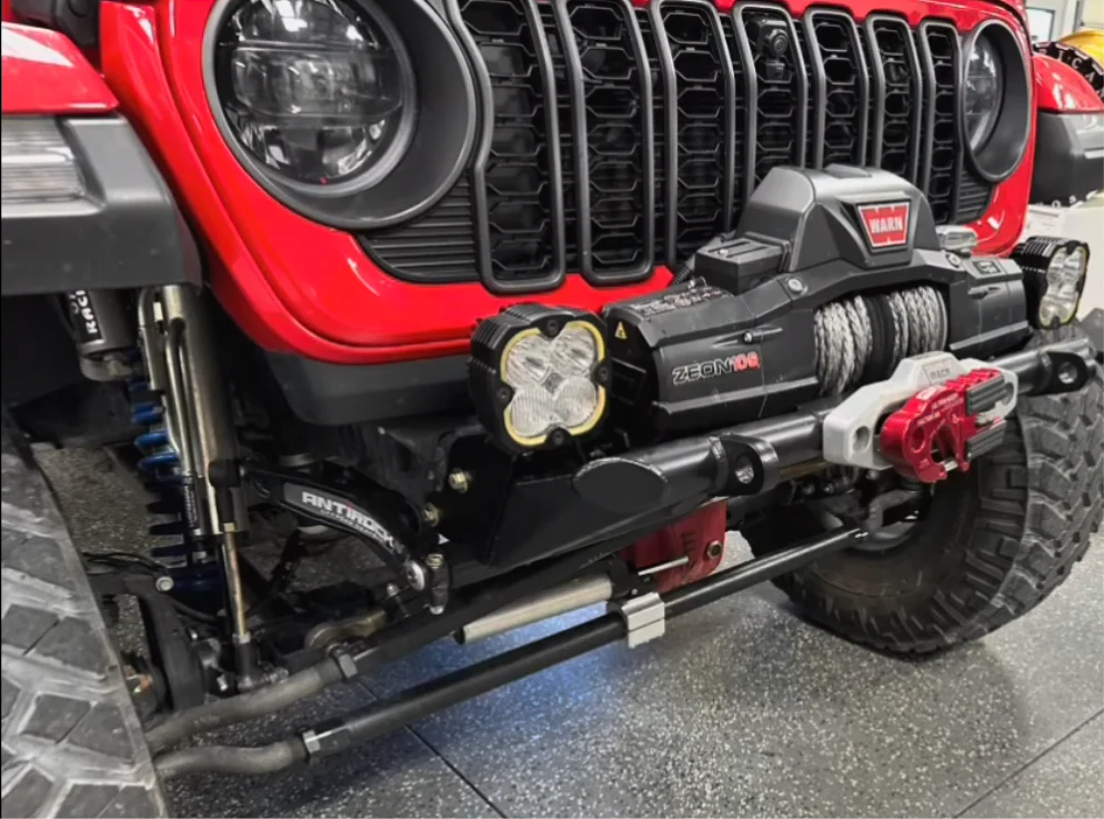 KSPEC FRONT TUBE BUMPER OUTSIDE LIGHT MOUNTS