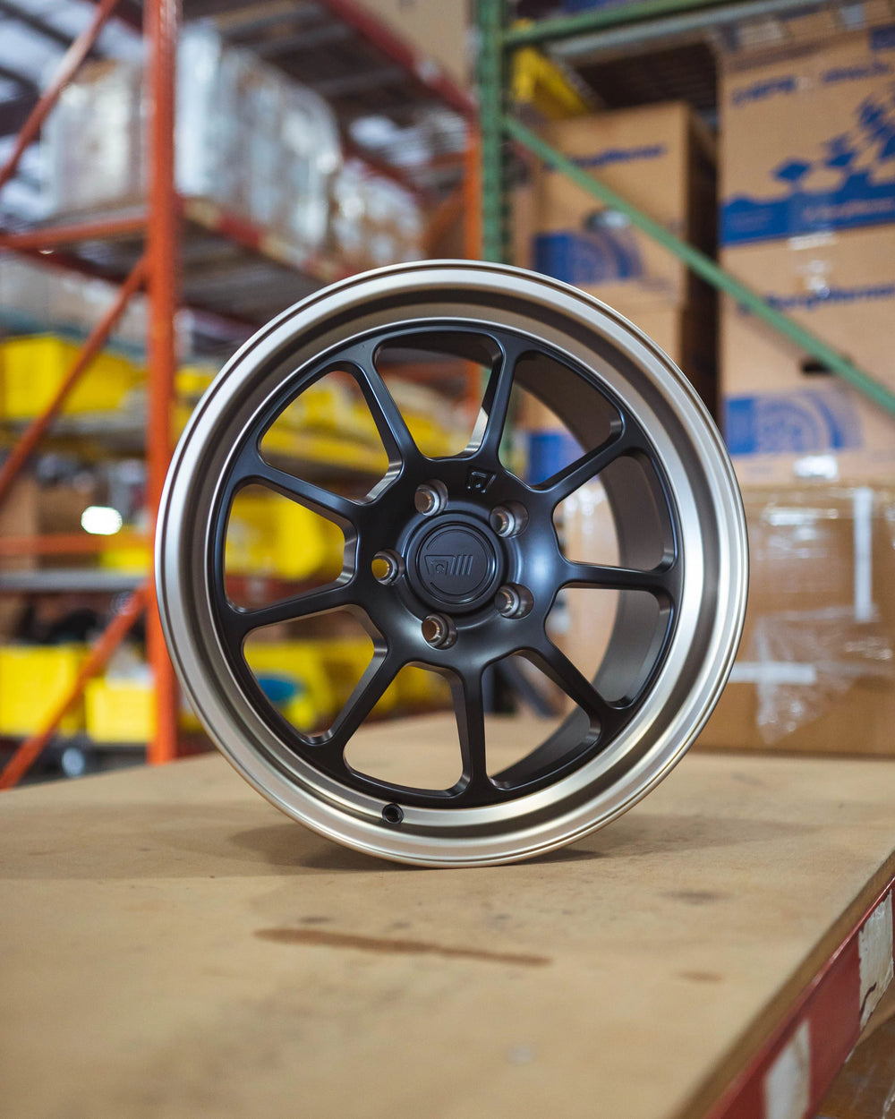 MR135 17X9.5 5X112 M-BLK BRZ-LP 45MM