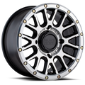 BLACK RHINO HARD ALLOYS - UTV BULPZ 14X7 4X156 SGL-BLK-MACH 51MM - 1470LPZ514156F32