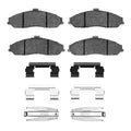 DFC 11-13 Chevrolet Corvette Front 5000 Advanced Low Metallic Brake Pads and Hardware Kit