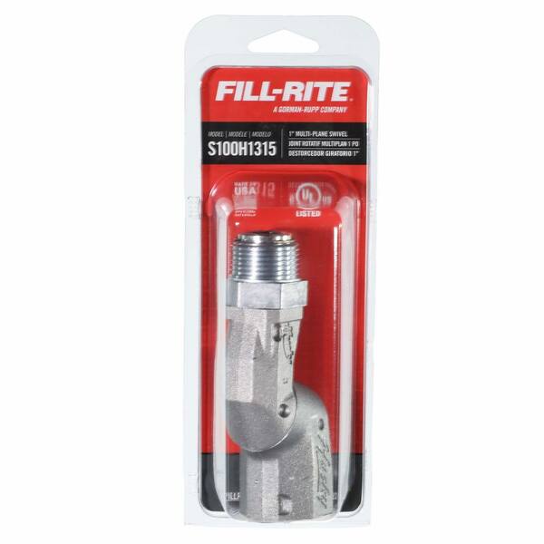 1IN MULTIPLANE FUEL TRANSFER SWIVEL
