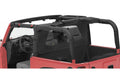 Bestop Cab Curtain - 07-18 Wrangler JK 2-Door (Black Diamond) 41424-35