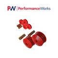 Energy Suspension 06-07 Mitsubishi Eclipse FWD Red Motor Mount Replacement Bushings for V6 (2 tourqu