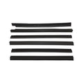 Front & Rear Door Glass Weatherstrip Kit for 84-96 Jeep XJ Cherokee w/ 4 Doors Crown Automotive