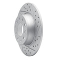 DFC 05-25 Audi A3 Sportback E-Tron Rear Right Drilled & Slotted Geoperformance Rotor