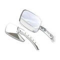 MOTORCYCLE RECTANGLE SMALL MIRROR KITCHROME