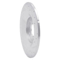 DFC 13-18 Mazda CX-5 Rear Left Drilled & Slotted Silver Brake Rotor