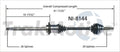 NEW CV AXLE