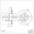 DFC 07-21 BMW 428i Gran Coupe Front Brake Rotor