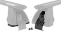 ROOF RACK FITTING CLIP KIT DK INCLUDES 4 PADS AND 4 CLAMPS