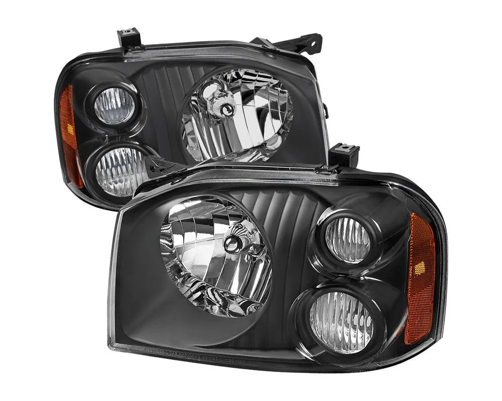 NISSAN FRONTIER XE HEAD LAMP ASSY/BLACK HOUSING CLEAR LENS