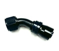 Fragola -16AN x 45 Degree Power Flow Hose End - Blue/Red