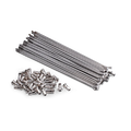 Excel Front Spoke/Nipple Set - 10 Gauge / 32 Qty - Silver