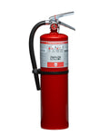 SHIELD FIRE PROTECTION RECHARGEBALE 10 LB. 4A:80BC FIRE EXTINGUISHER WITH WALL HOOK