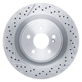 DFC 05-11 Mercedes-Benz SLK55 AMG Rear Drilled Brake Rotor and Slotted
