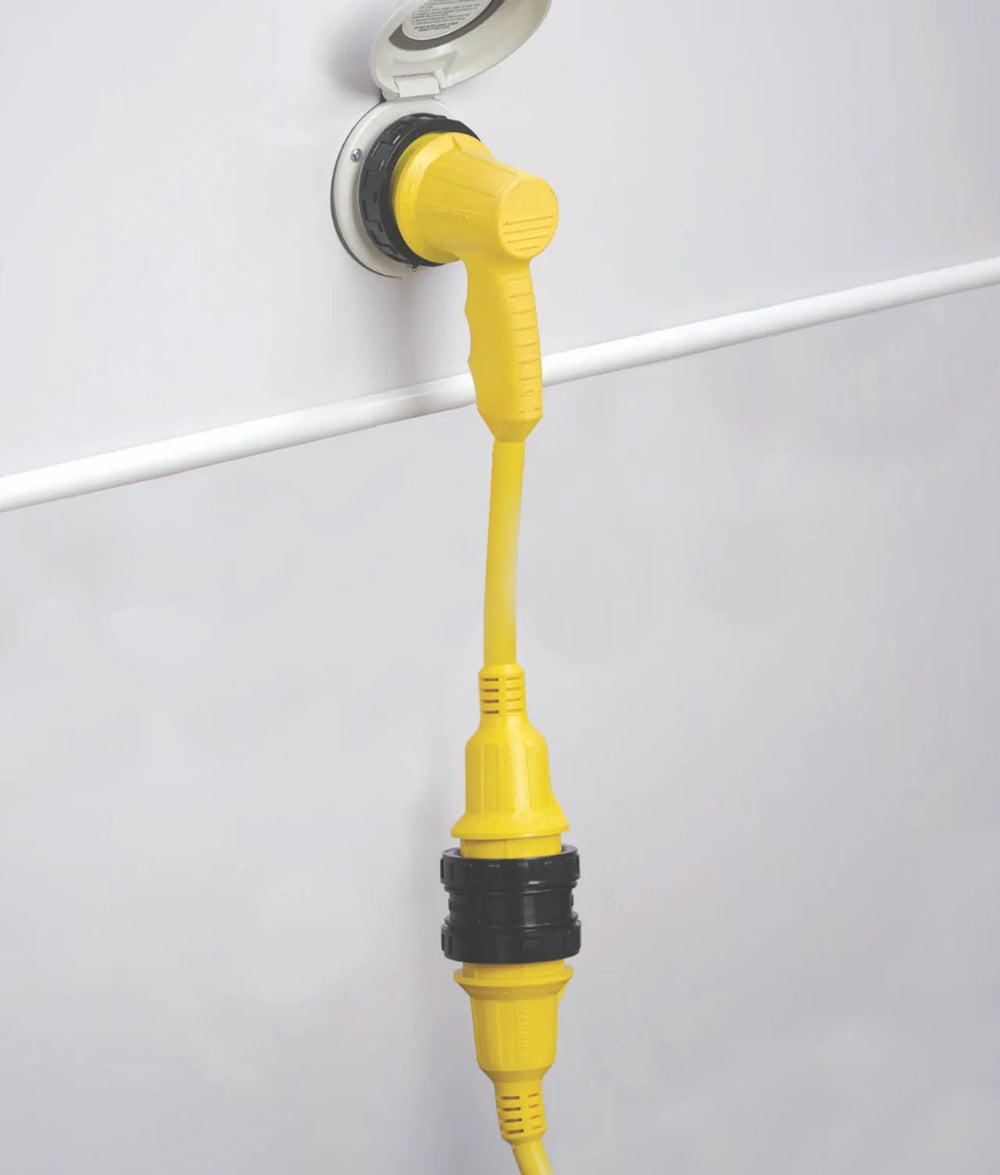 RIGHT ANGLE RV ADAPTER 50A