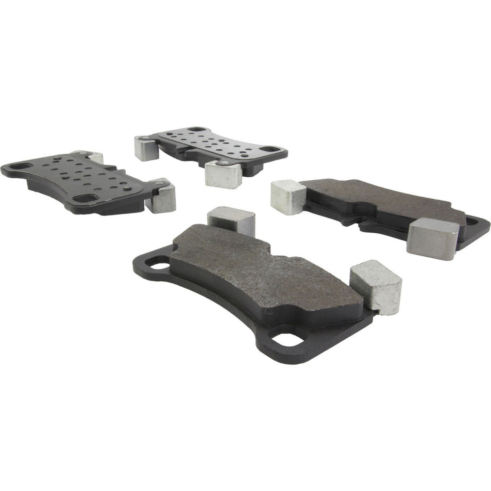 Centric Posi-Quiet Semi-Metallic Brake Pads w/Hardware - Rear