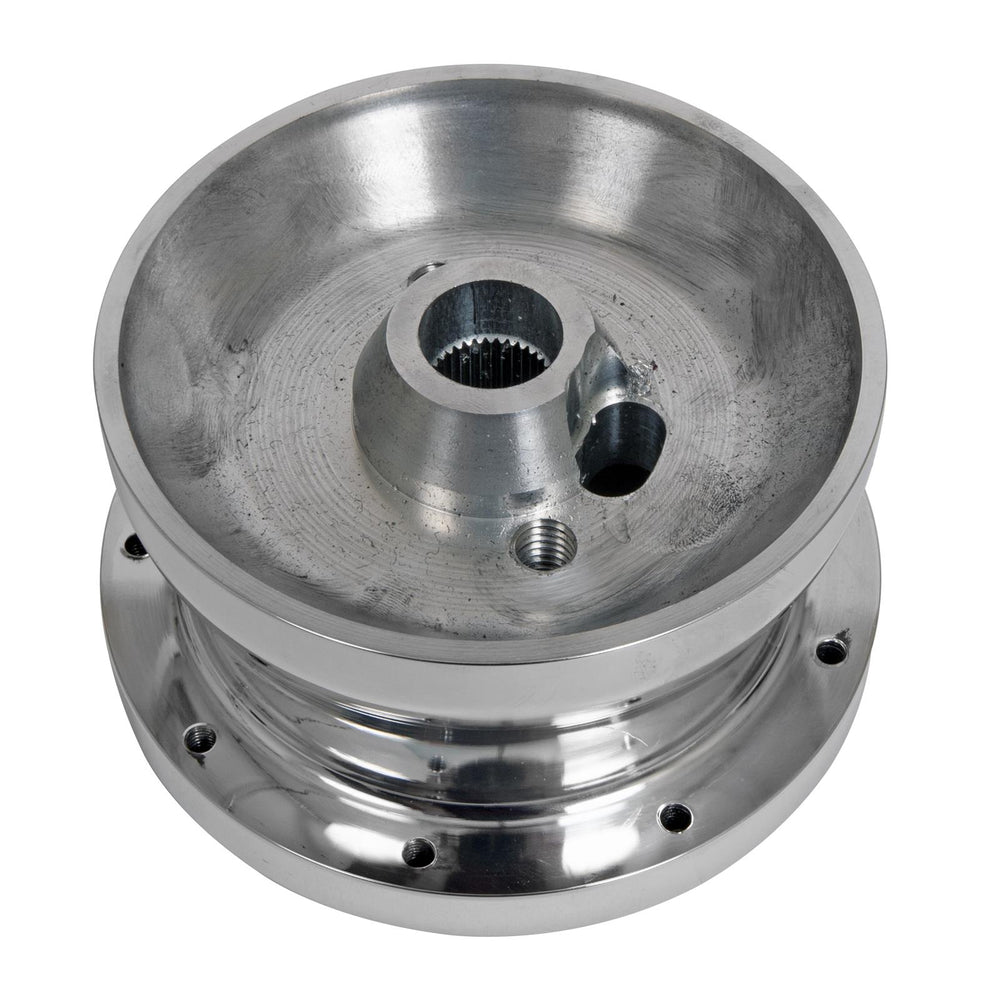 9 BOLT POLISHED BILLET ALUMINUM STEERING WHEEL HUB ADAPTER FOR 6794 GM