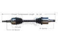 NEW CV AXLE