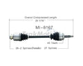 NEW CV AXLE