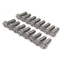 Bead Lock Bolt Kit 16pcs Titanium 1in Long