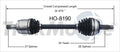 NEW CV AXLE