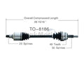 NEW CV AXLE