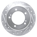 DFC 83-98 Chevrolet/Geo Tracker Front Right Drilled & Slotted Silver Brake Rotor