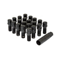 5LUG 15-1.25 SPLINE BOLT WIK BLK 28