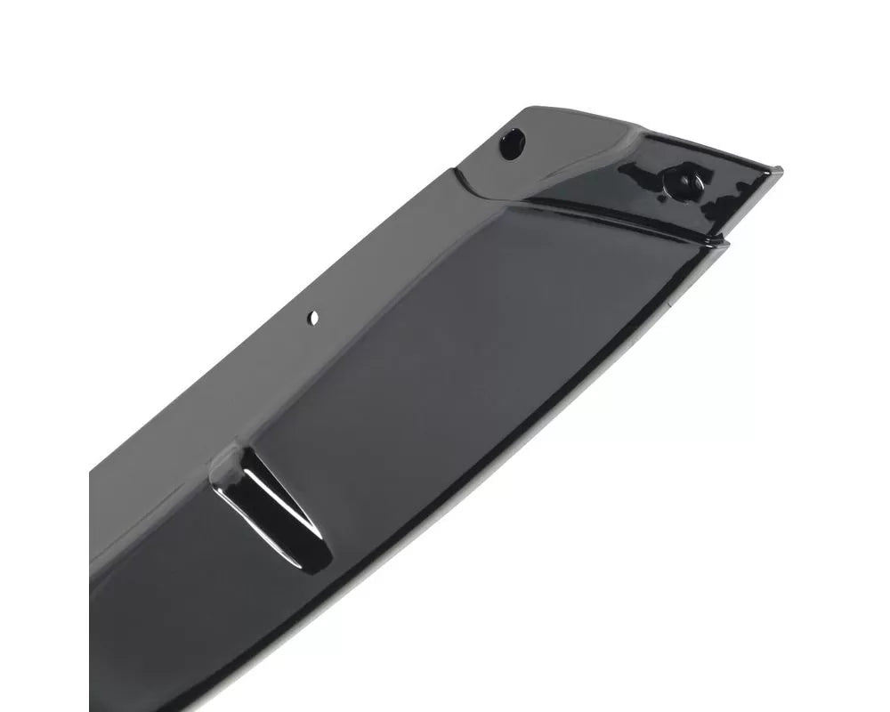 L AND LE FRONT BUMPER LIP GLOSSY BLACK