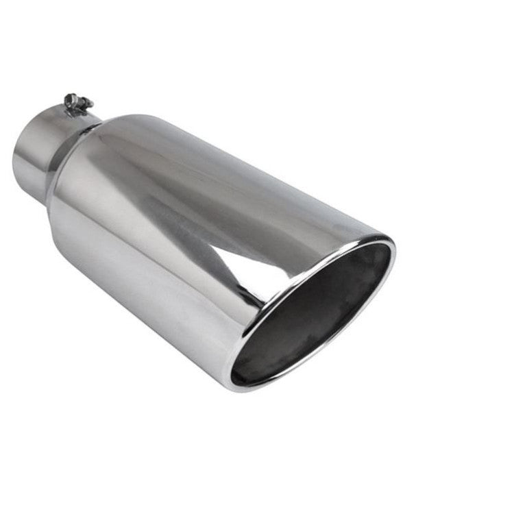 ~(5 lbs. 18X7X6)~ Polished stainless steel 7 in 18 in rolled angle Bolt-on i.d. 5 in (Single box)