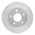 DFC 19-25 Nissan Altima Rear Right Drilled & Slotted Silver Brake Rotor