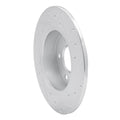 DFC 19-25 Nissan Altima Rear Left Drilled & Slotted Silver Brake Rotor