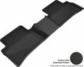 3D MAXpider 2019-2020 Toyota Corolla Hatchback Kagu 2nd Row Floormats - Black