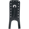Mustang 00-17 Harley Softail w/Square Dash Tank Bib w/Studs - Black