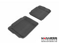 3D MAXpider 2010-2019 Ford Taurus Kagu 2nd Row Floormats - Black