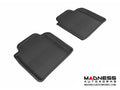 3D MAXpider 2007-2012 Lexus LS460L/LS600HL Kagu 2nd Row Floormats - Black