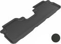 3D MAXpider 2008-2013 Toyota Highlander Kagu 2nd Row Floormats - Black