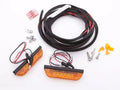 Wire LED Marker Light Kit For Flat Style Fender Flares 1987-2006 Jeep Wrangler Bushwacker